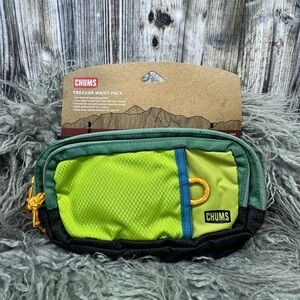 Chums Trekker Waist Pack — Green & Lime